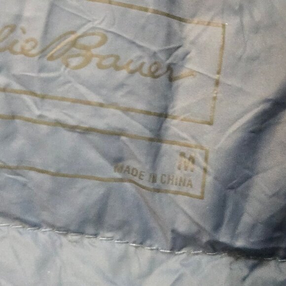 Eddie Bauer Women's Size M CirrusLite Puffer Down Blue Short Jacket - Picture 7 of 12